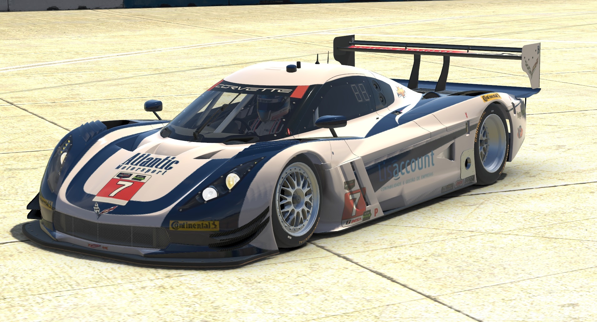 Atlantic Motorsport presents the new Chevrolet Corvette C7 DP for iRacing