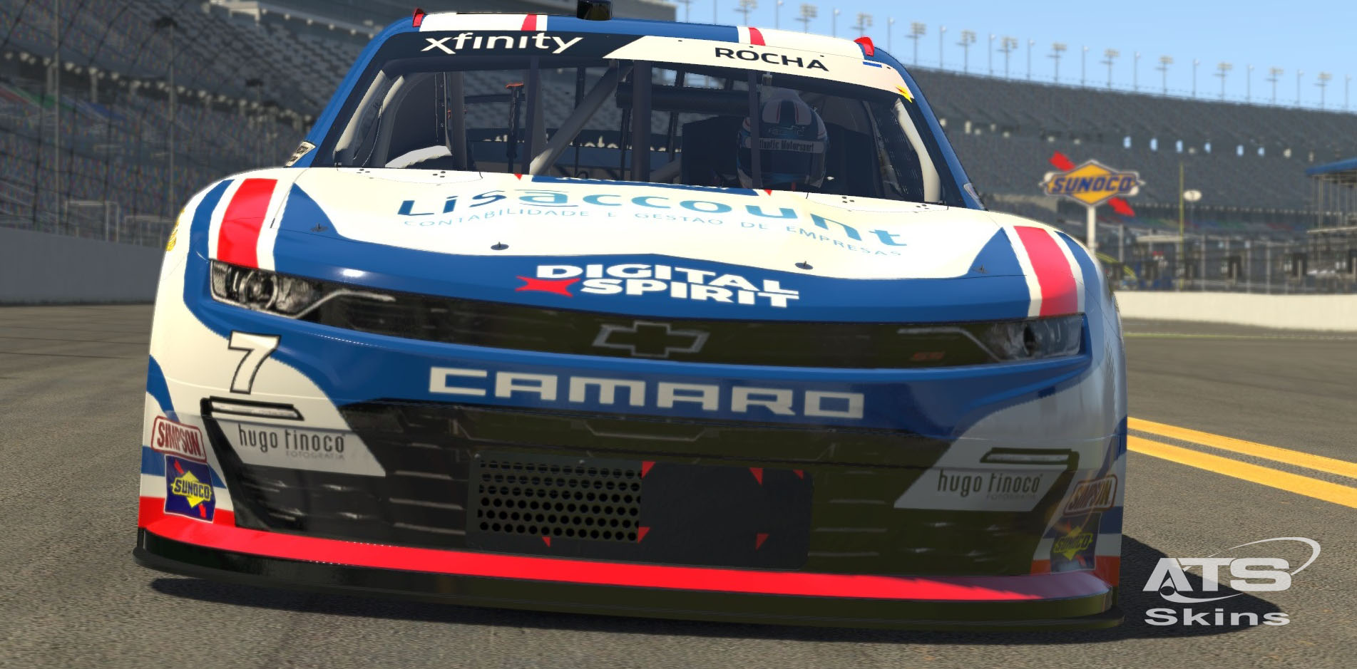 Atlantic Motorsport presents the new NASCAR Chevrolet Camaro Class B  for iRacing