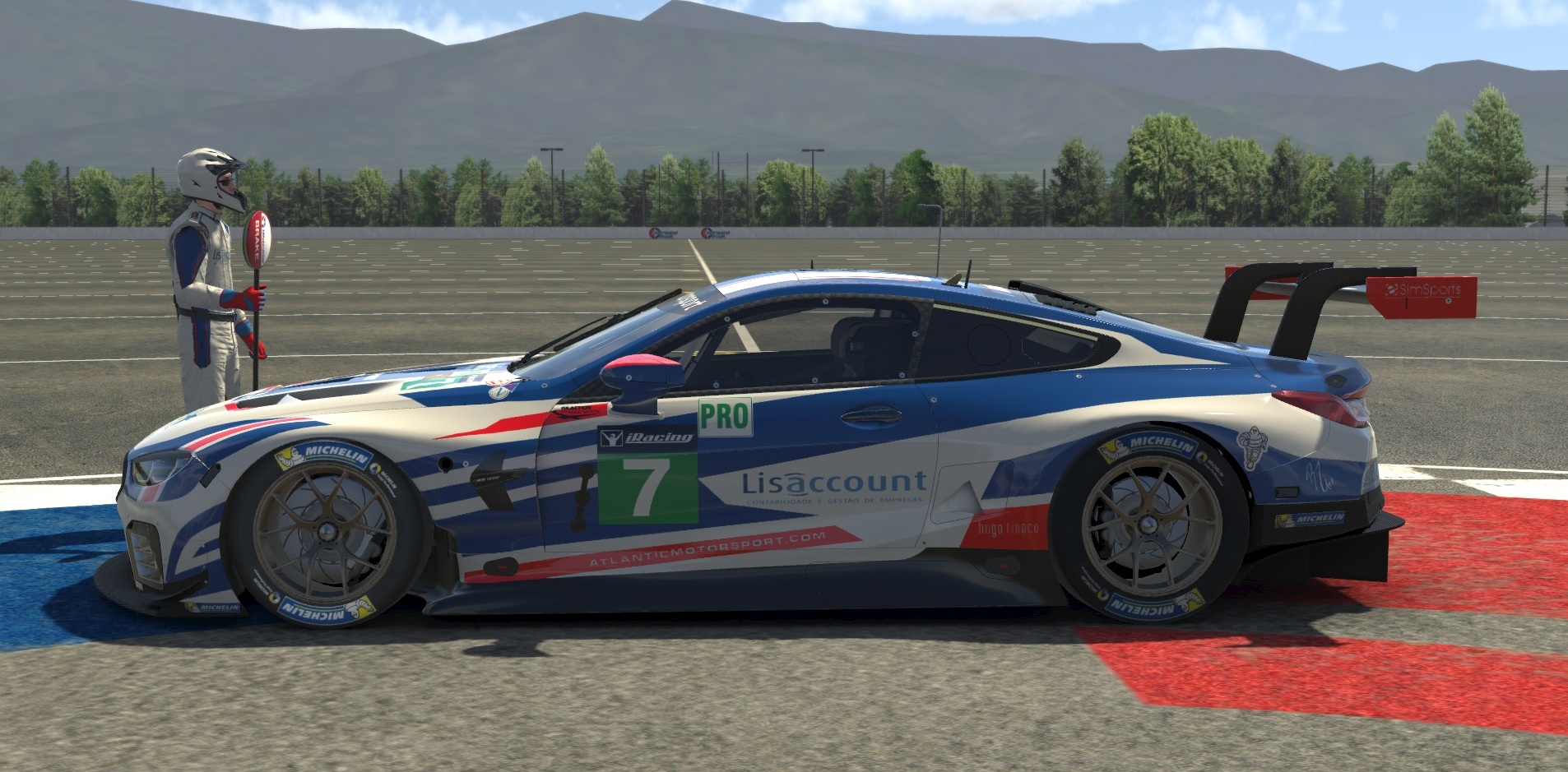 Atlantic Motorsport presents the new BMW M8 GTE for iRacing