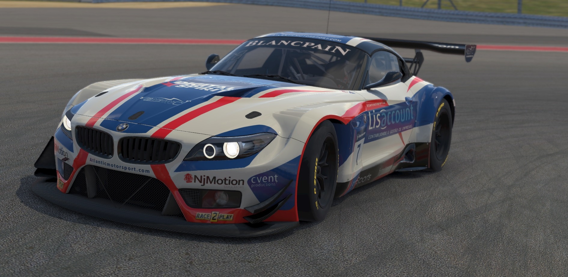 Atlantic Motorsport presents the new BMW Z4 GT3 for iRacing