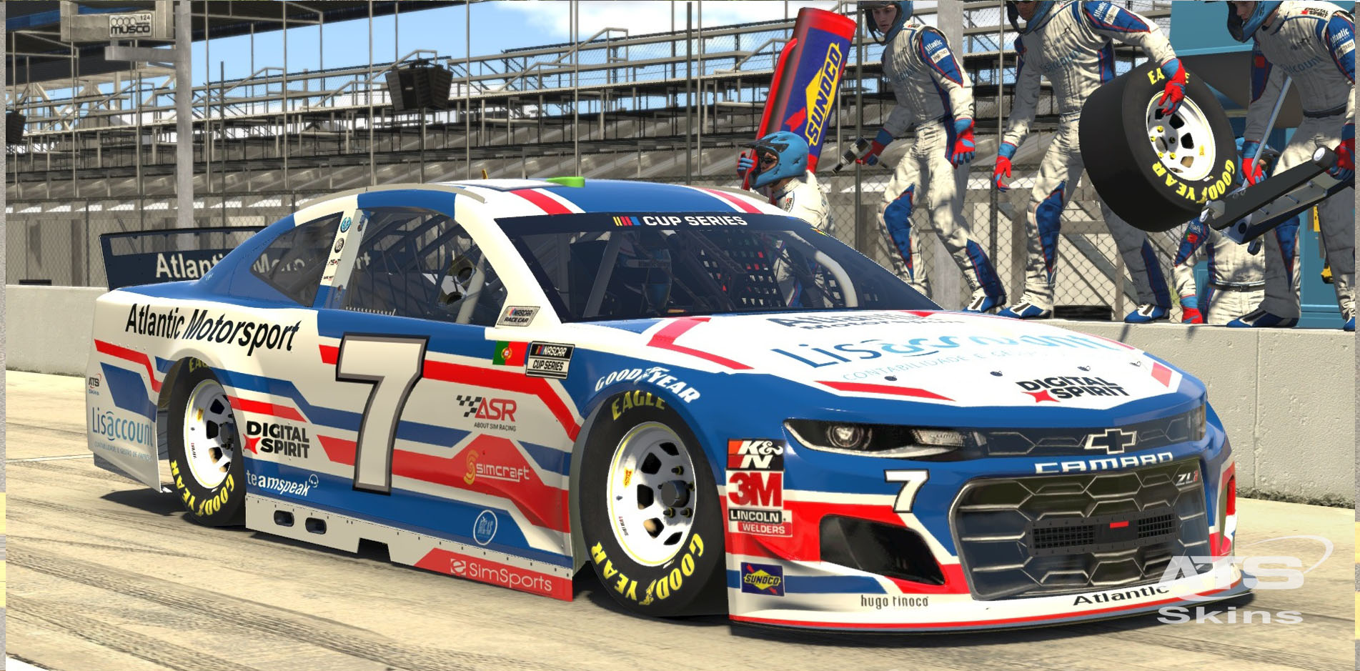 Atlantic Motorsport presents the new NASCAR Chevrolet Camaro ZL1 Class A Gen 6 for iRacing