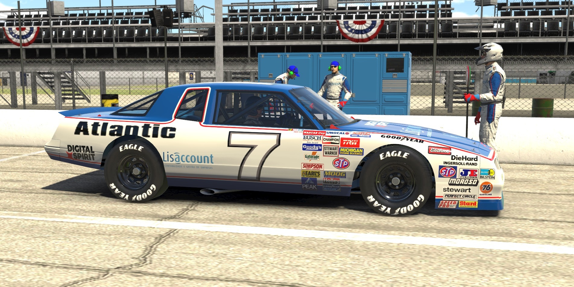Atlantic Motorsport presents the new 1987 Chevrolet Monte Carlo for iRacing