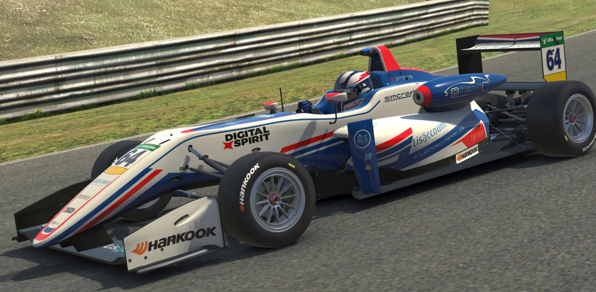 Atlantic Motorsport presents the new Dallara F312 F3 for iRacing