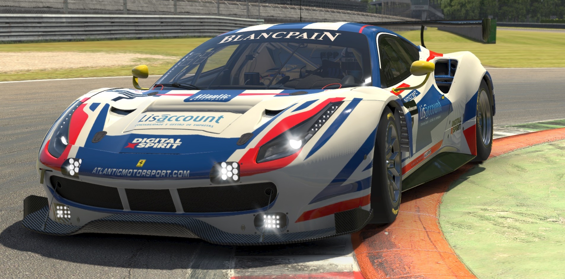 Atlantic Motorsport presents the new Ferrari 488 GT3 for iRacing