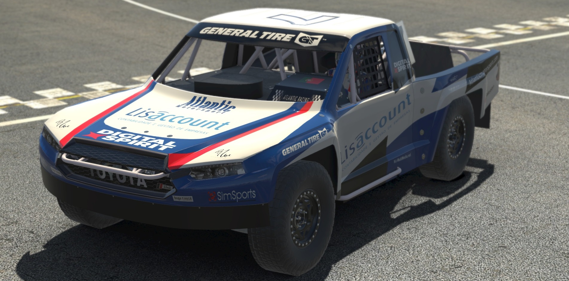 Atlantic Motorsport presents the new Lucas Oil Off Road Pro2 Stadium Truck for iRacing