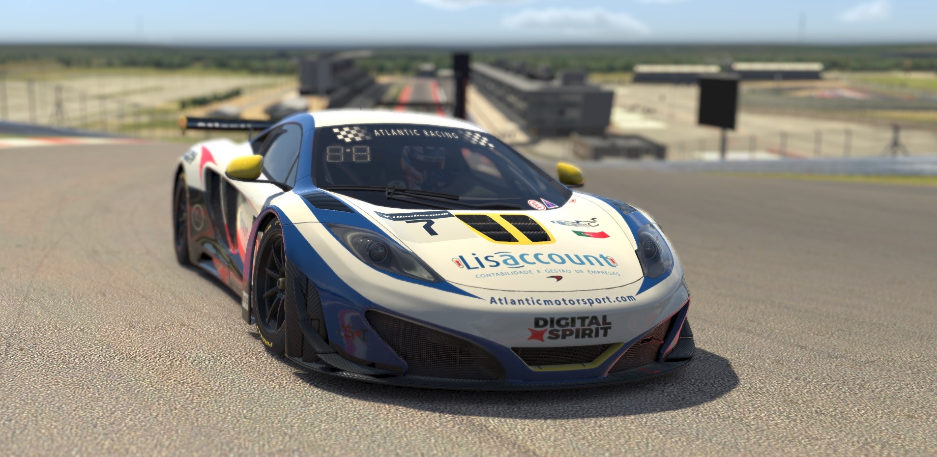 Atlantic Motorsport presents the new McLaren MP4 12C GT3 for iRacing