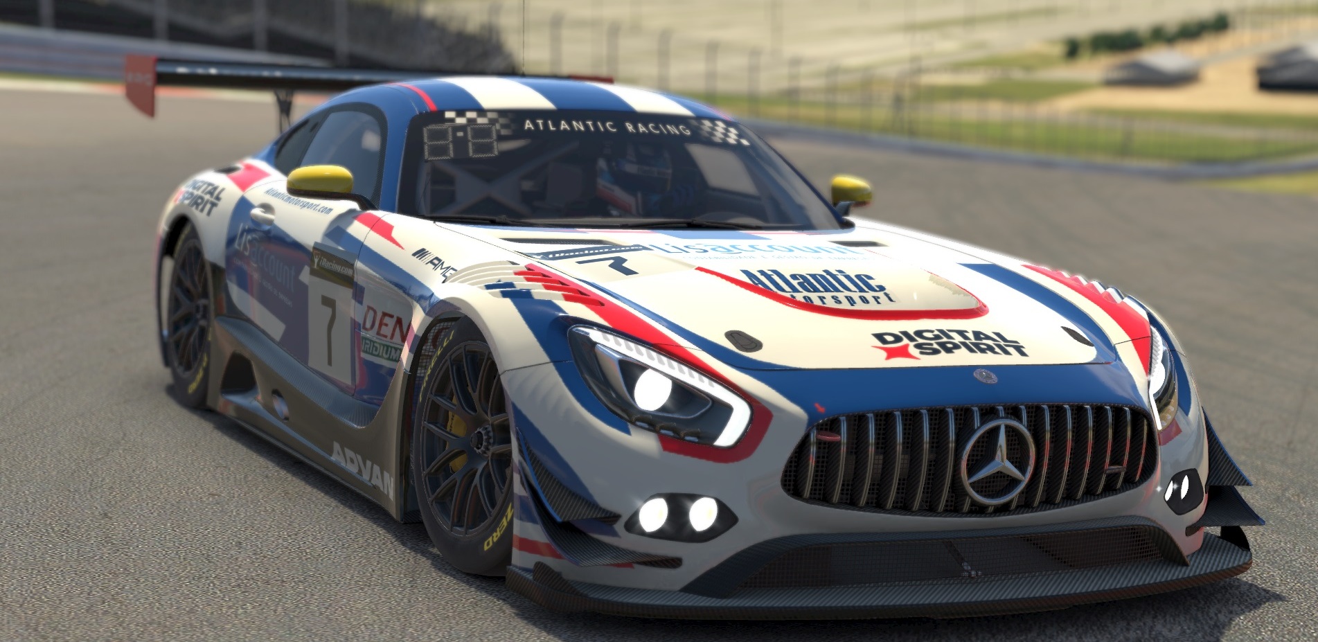 Atlantic Motorsport presents the new Mercedes AMG GT3 for iRacing