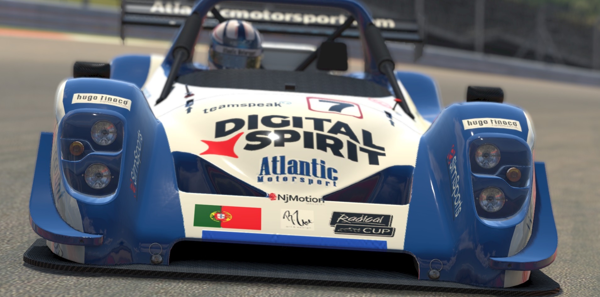 Atlantic Motorsport presents the new Radical SR8 for iRacing