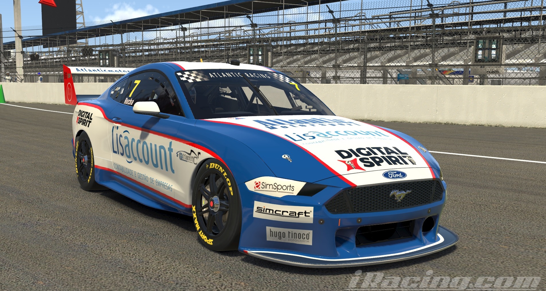 Atlantic Motorsport presents the new Supercar Ford Mustang GT for iRacing